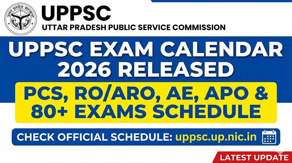 UPPSC Exam Calendar 2026