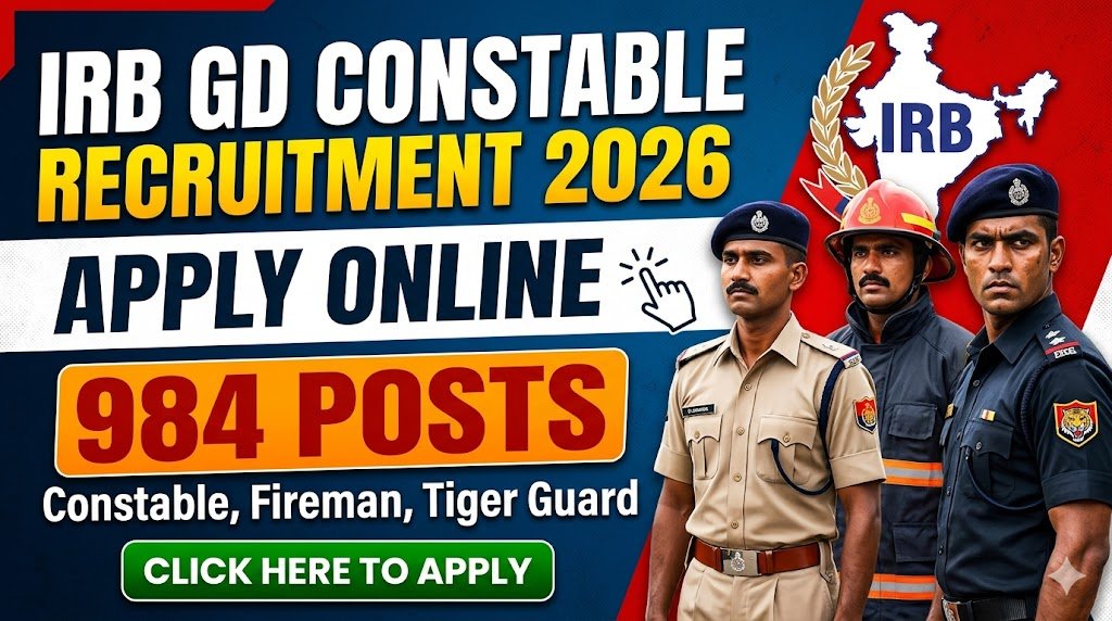IRB GD Constable Recruitment 2026