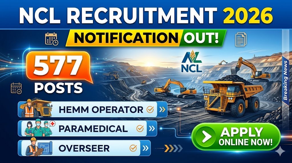 NCL Recruitment 2026 Notification