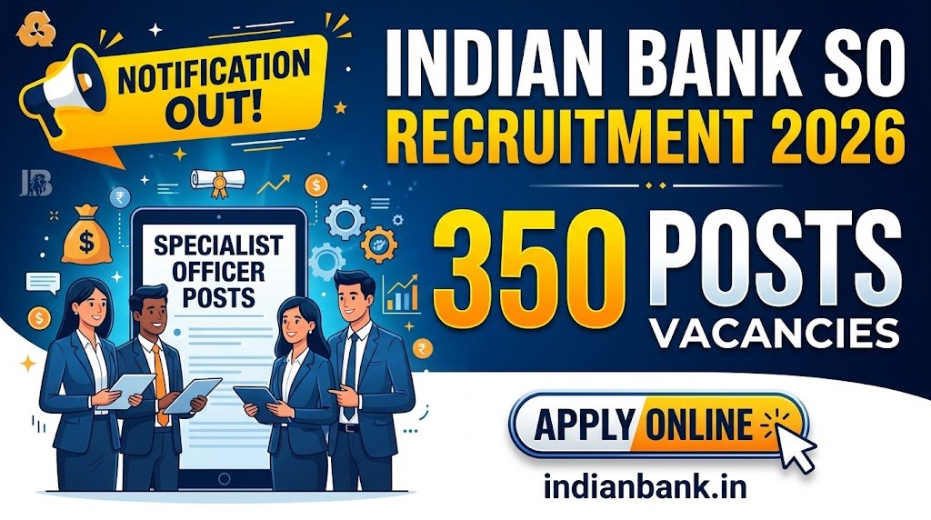 Indian Bank SO Recruitment 2026