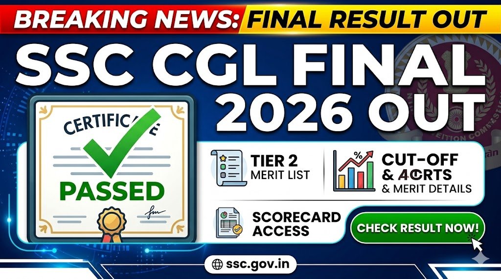 SSC CGL Final Result 2026