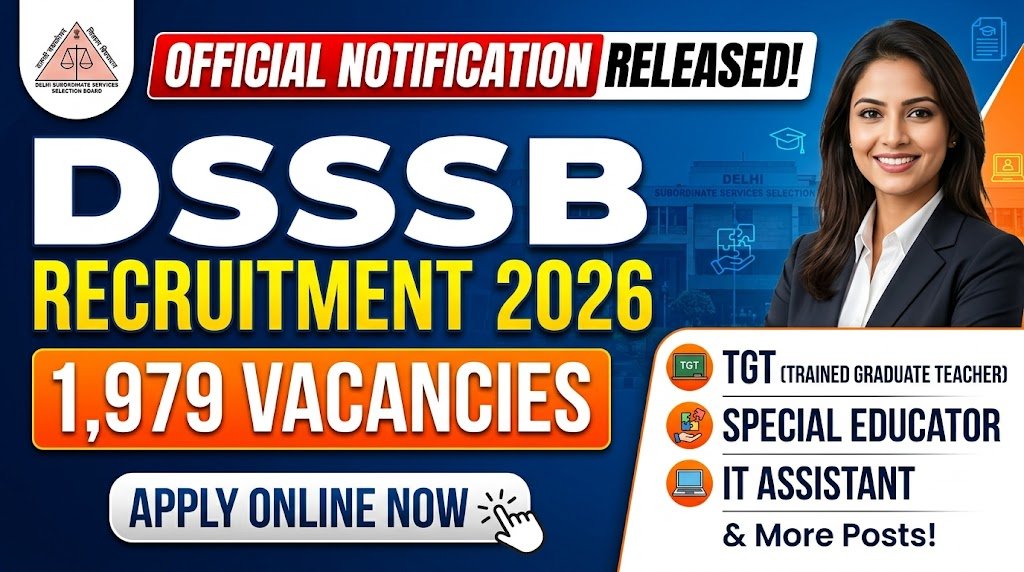 DSSSB Recruitment 2026